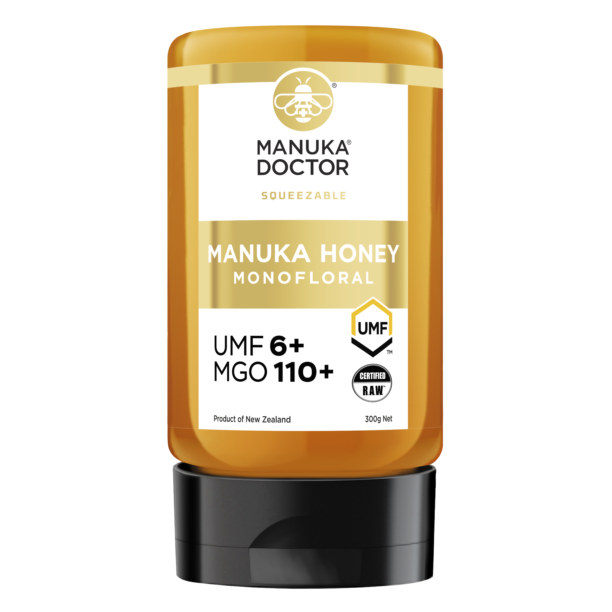 Manuka Doctor UMF6+ Manuka Honey 300g Squeeze bottle
