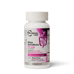 Microbiome Labs MegaSporeBiotic Gummies for Kids Berry Blast 30 Gummies