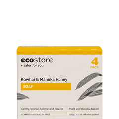 Ecostore Kowhai & Manuka Honey Soap 4 Pack 320g