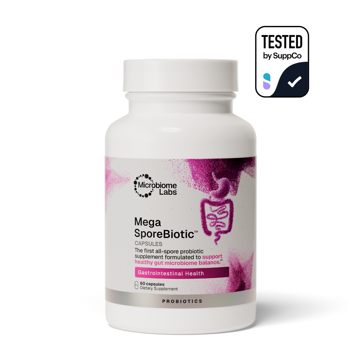 Microbiome Labs MegaSporeBiotic 60 Capsules