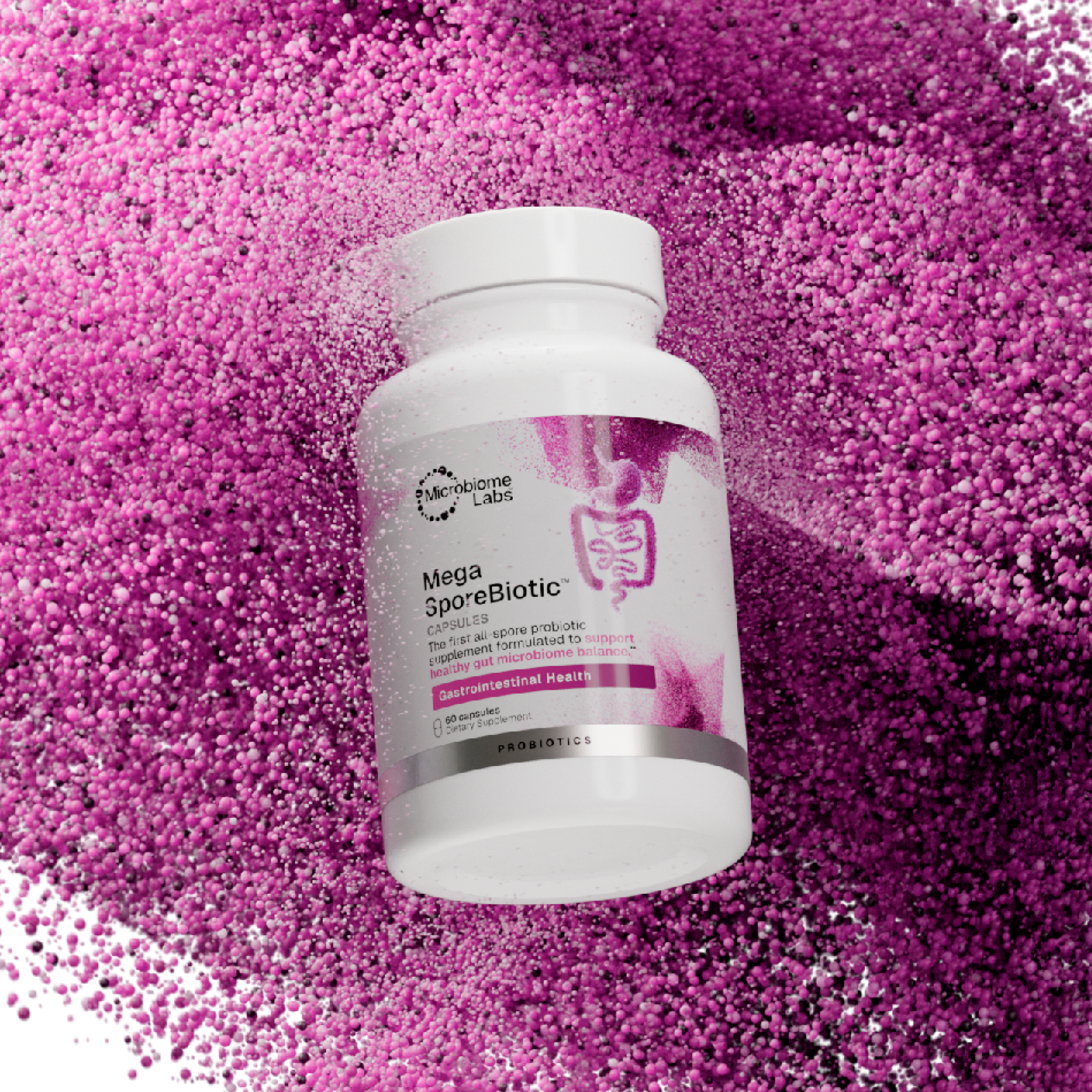 Microbiome Labs MegaSporeBiotic 60 Capsules