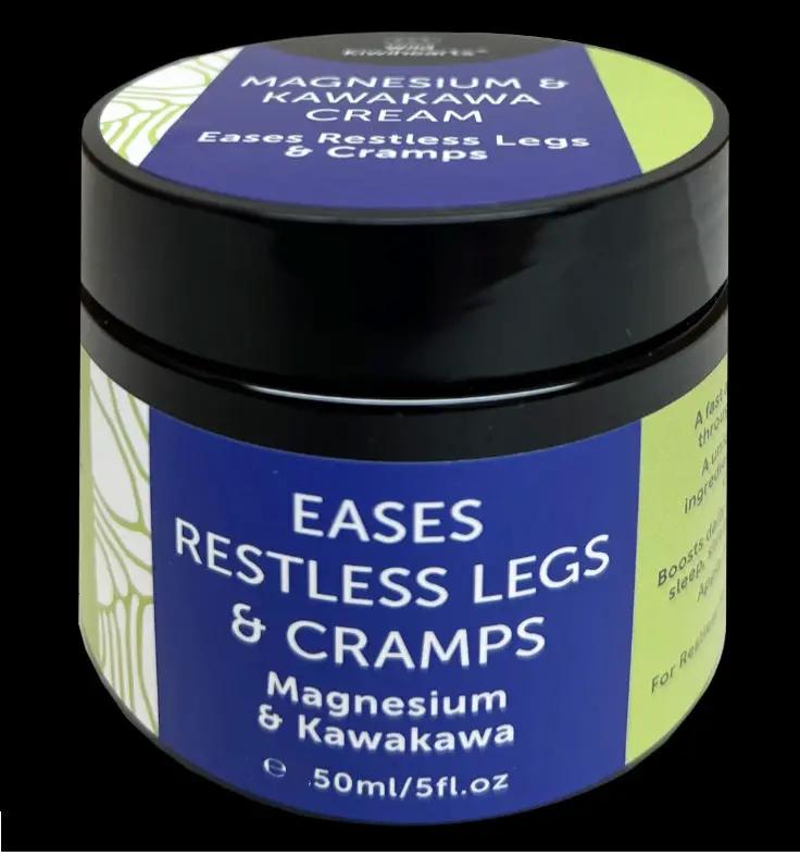 Magnesium and Kawakawa Body Cream 50ml & 150ml cramps,issues,kawakawa,Magnesium and Kawakawa Body Cream 150ml,sleep,stress