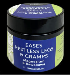 Magnesium and Kawakawa Body Cream 50ml & 150ml cramps,issues,kawakawa,Magnesium and Kawakawa Body Cream 150ml,sleep,stress