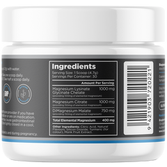 Biosphere Magnesium powder 141g, Lemon Lime Flavour