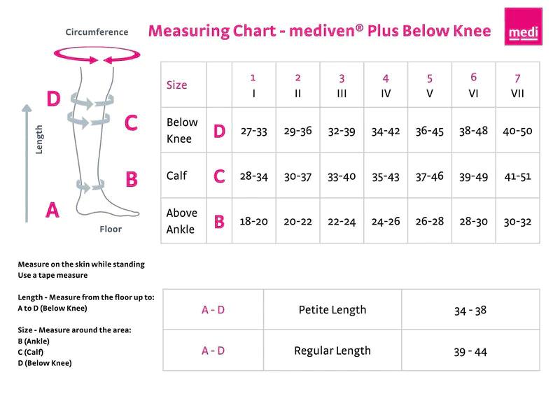 mediven Plus Below Knee Compression Stocking Caramel