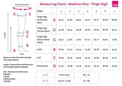 mediven plus Thigh High Open Toe Compression Stocking + Waist Attachment Beige After varicose vein surgery,Chronic venous disorders: C0 to C5 according to CEAP,condition after healed phlebitis,condition after thrombosis,Deep venous thrombosis,issues,post-