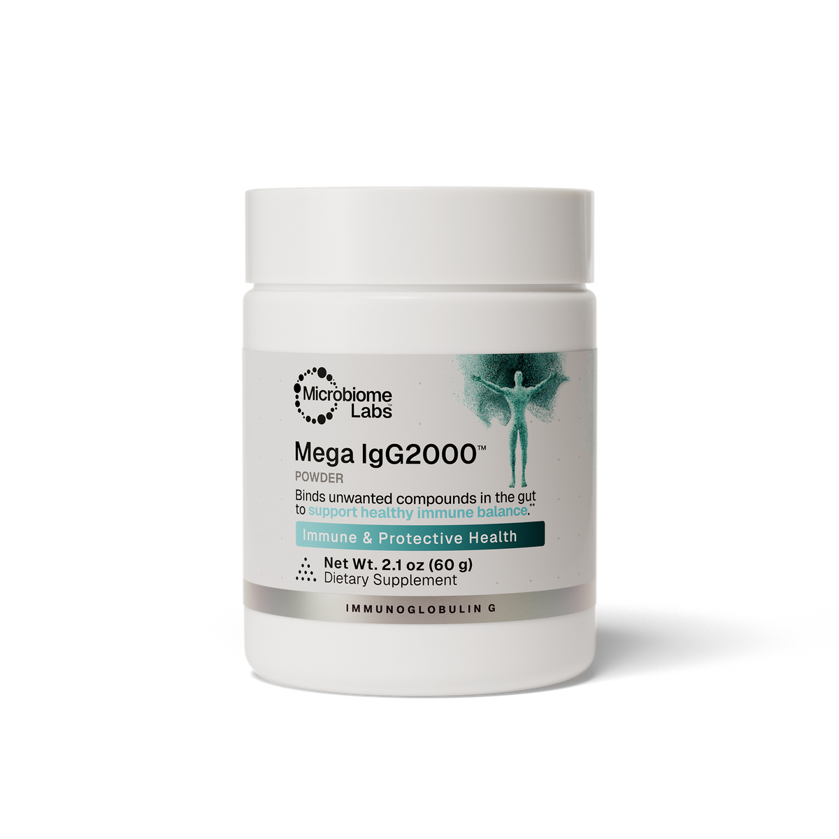 Microbiome Labs MegaIgG2000 Powder Unflavoured 60g