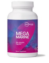 Microbiome Labs Mega Marine Gut-Specific Fish Oil Dietary Supplement 60 Softgels Supports Gut Health and Immune Function