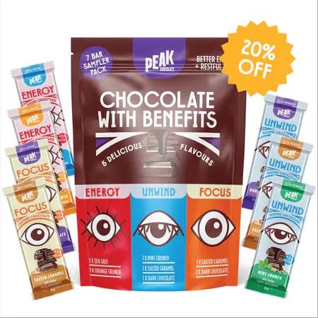 My Supplements Group Peak Chocolate Sample Pack Range | Supports Daily Health And Vitality
