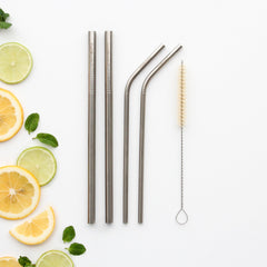 CaliWoods Rose Gold Straws Mixed Pack x4 image 4