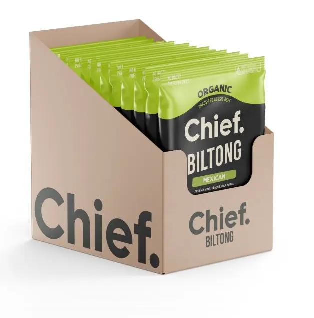 Chief Biltong High Protein Naturally Preserved Beef Snack (12x30g)