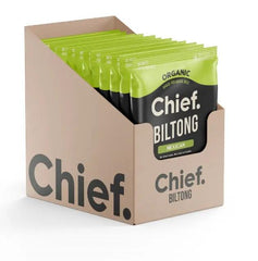 Chief Biltong High Protein Naturally Preserved Beef Snack (12x30g)