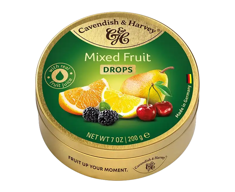 Cavendish & Harvey Mixed Fruit Drops Premium Confectionery 200g