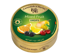 Cavendish & Harvey Mixed Fruit Drops Premium Confectionery 200g