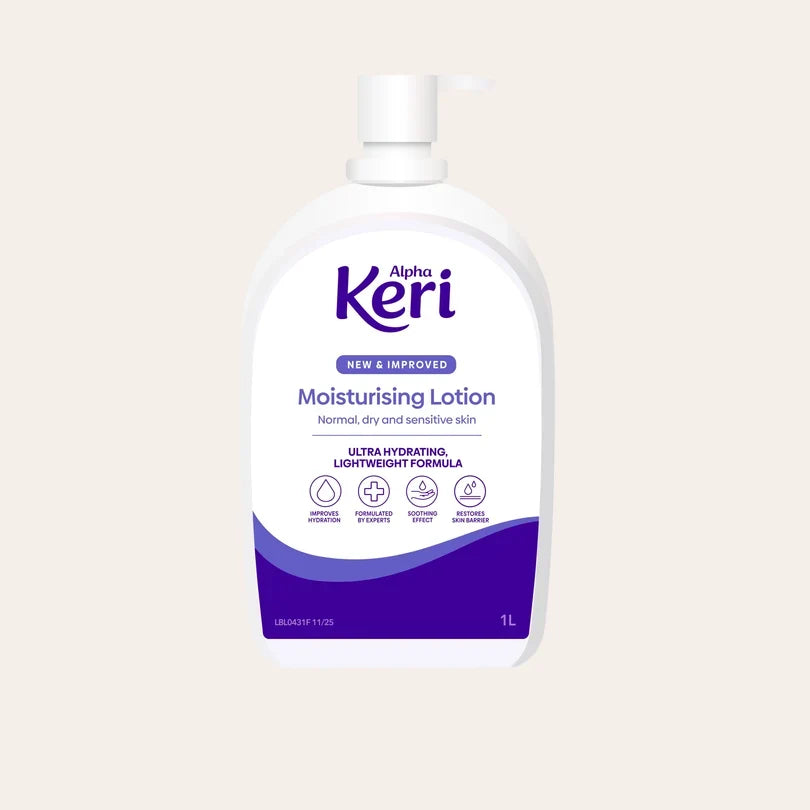 Alpha Keri Moisturizing Lotion Skin Soothing And Nourishing For All Skin Types Lotion (1 Litre) New formula