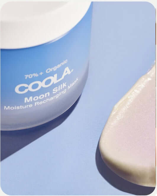 Coola Moon Silk Moisture Recharging Mask issues,Moon Silk Moisture Recharging Mask,multi-tasking mask,Organic Mask,Recharging Mask,Silk Moisture,Skin recharged and moisturized.