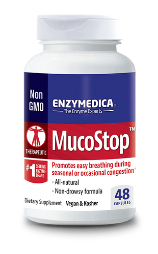 Enzymedica MucoStop 48 capsules Enzymedica,Enzymedica MucoStop,issues