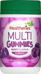 Healtheries Adult Multi Gummies Berry 90s adult gummies,adult gummy vites,centrum,cheaper than bargain chemist,cheaper than chemist warehouse,cheaper than HEALTH NZ,cheaper than NZ HEALTHSTORE,cheaper than pharmacy direct,cheaper than THE MARKET,healtheri