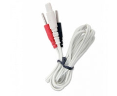 Neurotrac Patient Lead - White Lead Black/red Ends