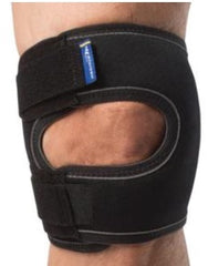 NRX PATELLA SUBLUXATION BRACE anti-sliding surface,bilateral design,breathable Neptune material,elastic straps,issues,laminated with a friction material,patella subluxation,wear under clothes
