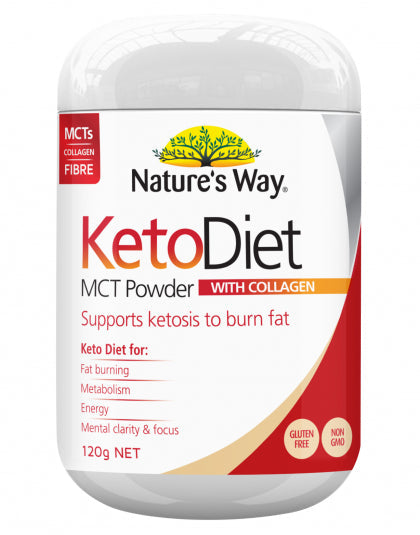 Nature's Way Keto Diet MCT Powder with Collagen 120gm