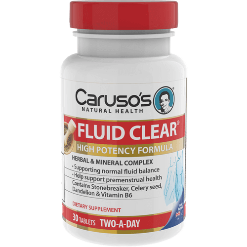 Caruso's Fluid Clear 30 Tablets - Health Solutions Caruso's Fluid Clear 30 Tablets - Health Solutions,issues