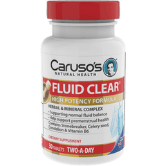 Caruso's Fluid Clear 30 Tablets - Health Solutions Caruso's Fluid Clear 30 Tablets - Health Solutions,issues