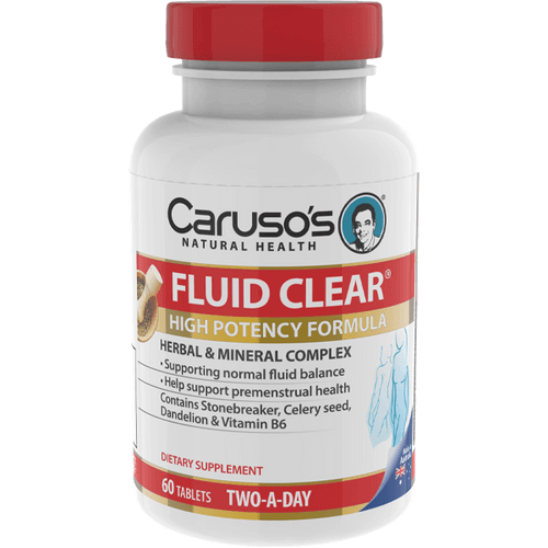 Caruso's Fluid Clear 60 Tablets - Health Solutions Caruso's Fluid Clear 60 Tablets - Health Solutions,issues