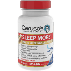 Caruso's Sleep More 30 Tablets - Health Solutions Caruso's Sleep More 30 Tablets - Health Solutions,issues