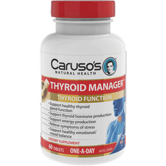 Carusos Natural Health Thyroid Manager Tabs Carusos Natural Health Thyroid Manager Tabs,issues