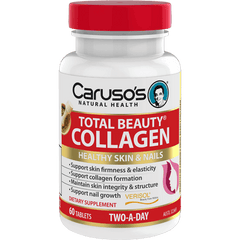 Caruso's Total Beauty Collagen 60 Tablets - Health Solutions Caruso's Total Beauty Collagen 60 Tablets - Health Solutions,issues