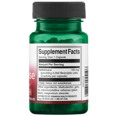 Swanson Nattokinase 2,000 FU 30 Caps Supports Circulation Supplement