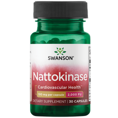 Swanson Nattokinase 2,000 FU 30 Caps Supports Circulation Supplement
