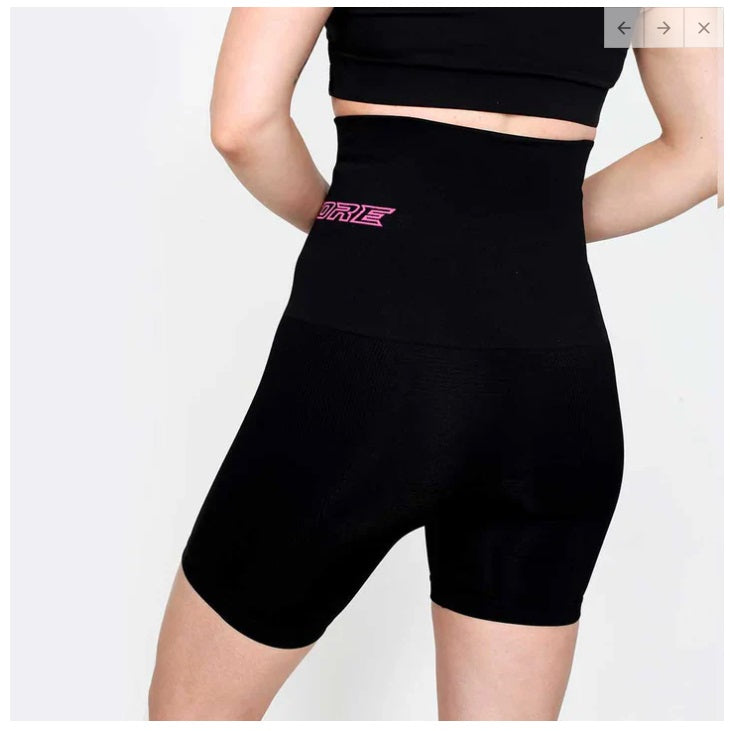 Allcare Supacore Compression Shorts High Waist - Post Partum And Sports Recovery Black (NINA)