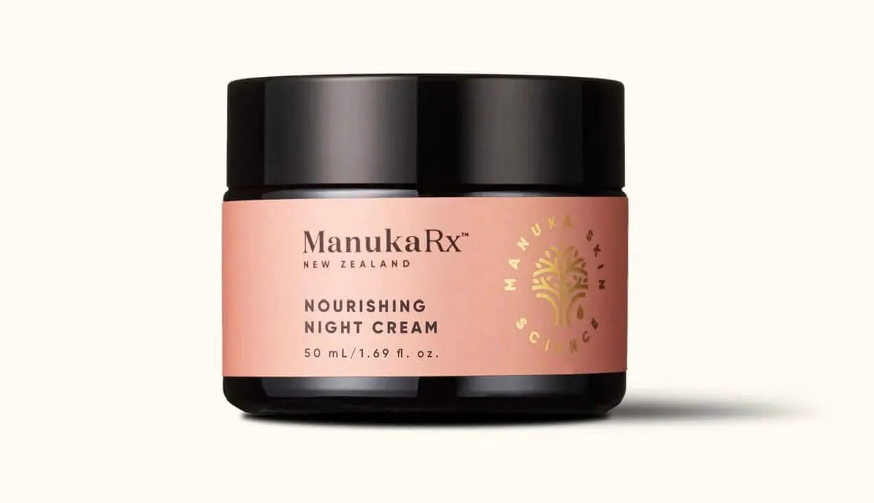 Manuka Rx Nourishing Night Cream 50ml Deeply hydrates,improve skin texture,issues,nourishes the skin,Plumps the skin,Reduce fine lines,Reduce wrinkles,skin feel smoother