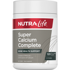 NutraLife Super Calcium Complete 120 Tabs Bone Health Support Dietary Supplement