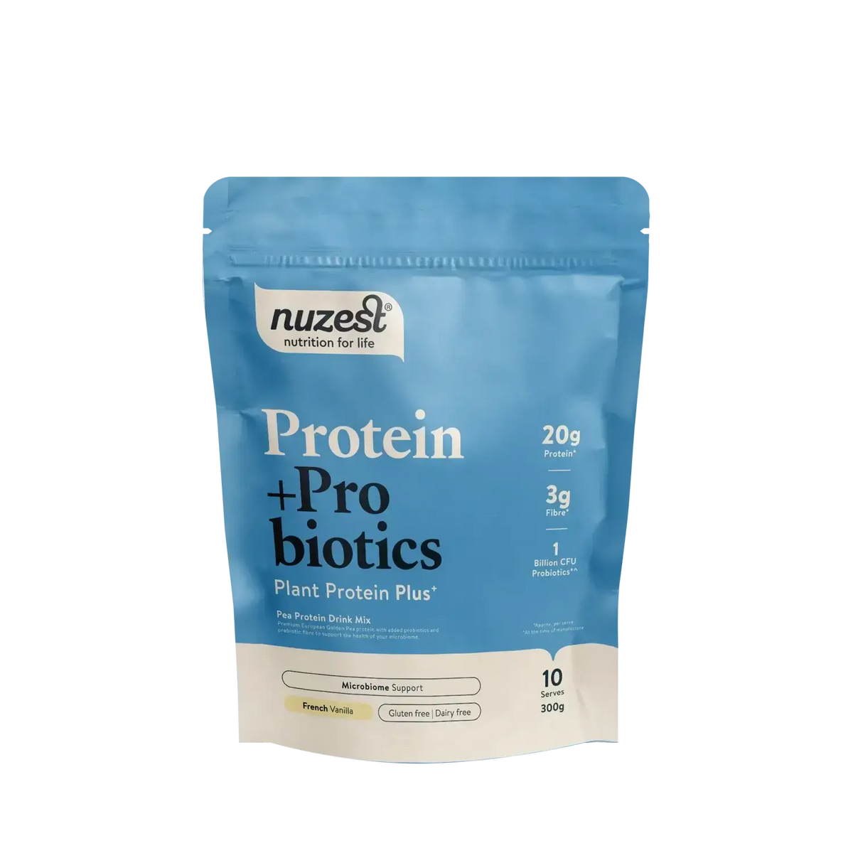 Nuzest Protein + Probiotics 300g French Vanilla 100% pure,clean lean,issues,nuzest,nuzest clean clean sachets,nuzest clean lean,optifast,protein,pure protein,weight,weight loss,weight loss programme,weight management,weight reducer,weight reduction