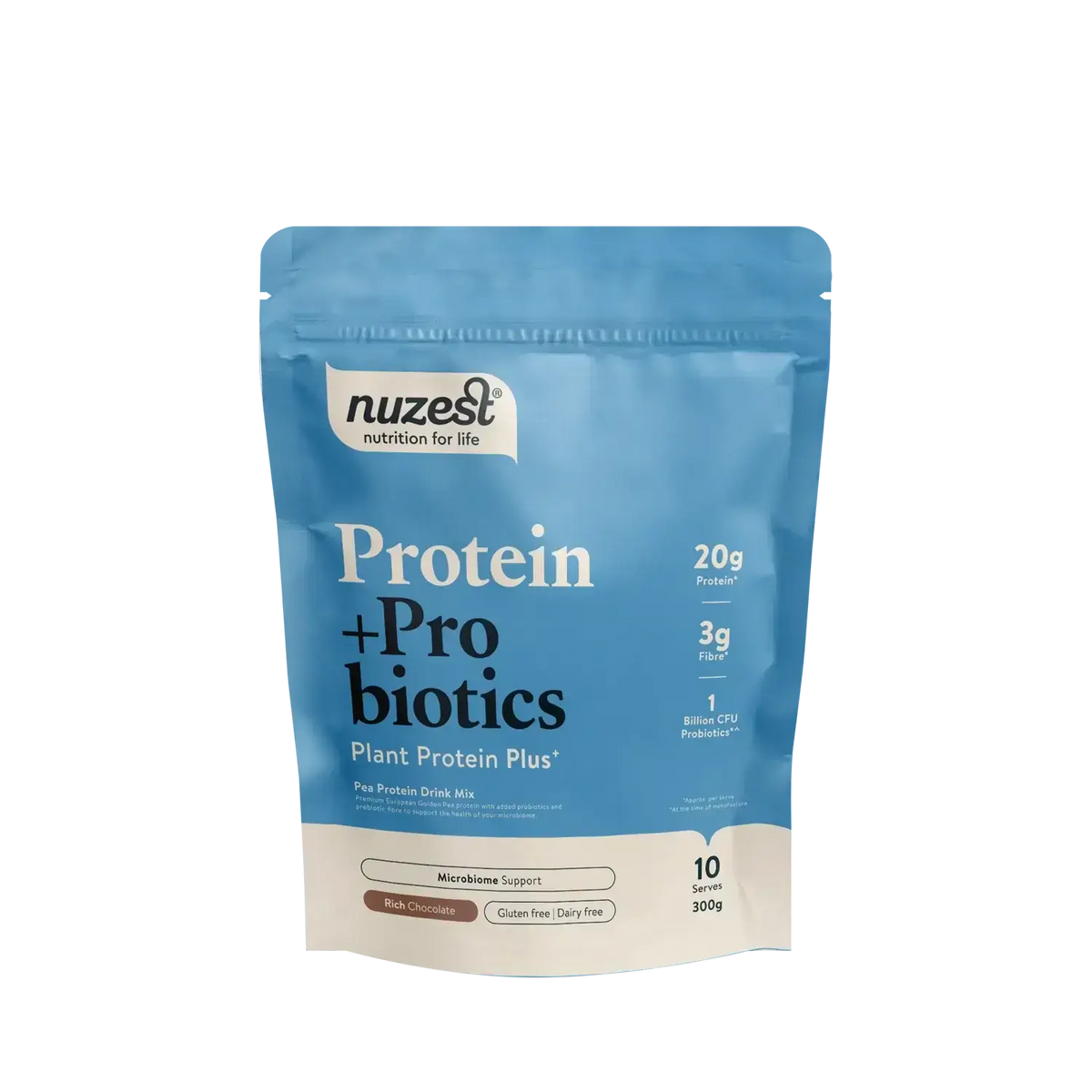 Nuzest Protein + Probiotics 300g Rich Chocolate 100% pure,clean lean,issues,nuzest,nuzest clean clean sachets,nuzest clean lean,optifast,protein,pure protein,weight,weight loss,weight loss programme,weight management,weight reducer,weight reduction