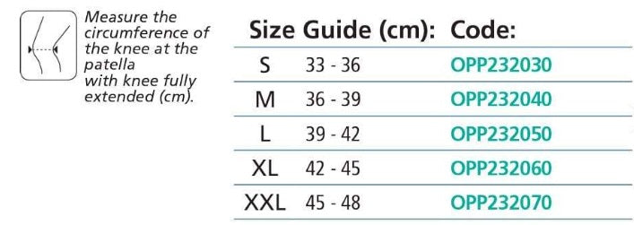 OPP2320 Knee Stabilizer With Bilateral Stays And Silicon Pad