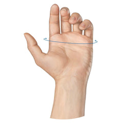 Compression Glove Black 3/4 Finger - Single - image 2