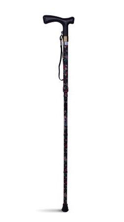 Lifestyle T handle folding walking stick - Free Shipping