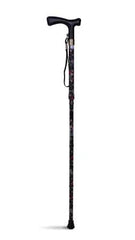 Lifestyle T handle folding walking stick Folding Walking Stick,issues,lightweight aluminium shaft,metallic teal finish,rubber tip,T Handle Walking Stick,T' Handle,walking stick