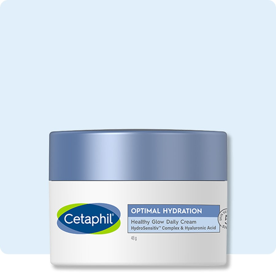 Cetaphil Optimal Hydration Daily Glow Cream 48 gm Bamboo Extract,cetaphil,Combination Skin,Daily Exfoliating Cleanser,Daily Use,Deep Cleansing,Dermatologist-recommended,Gentle Scrub,Hydrating Glycerin,Hypoallergenic,issues,Microfine Granules,natural glow,