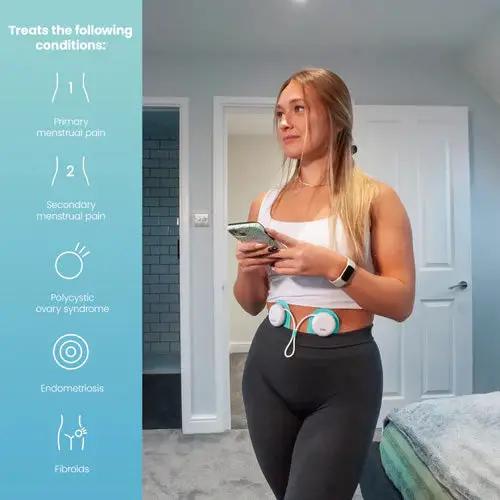 Ova | Ova 3 Lightweight Period Pain Relief Device | Drug-Free, Portable Relief | TENS Device (30h Battery Life)