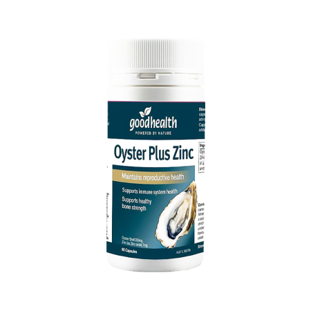 Good Health Oyster Plus Zinc Capsules 60's