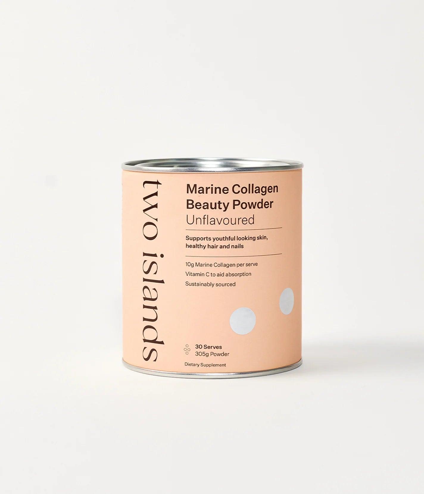 two islands Marine Collagen Powder Unflavoured 30 Serves
