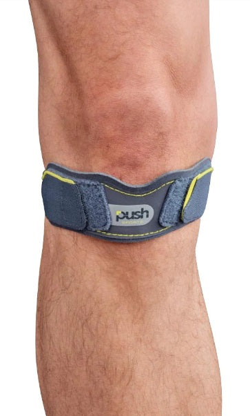 PUSH SPORTS PATELLA STRAP adjustable pressure,exercise,issues,knee tendon,kneecap,Osgood-Schlatter disease,Pain complaints around the kneecap,Patella Brace,patellar ligament,Patellofemoral pain syndrome:,Reduces pain during sports