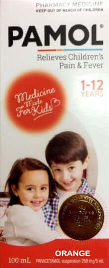 Pamol Orange 100ml Pharmacy Medicine Baby & Kids Care,child’s pain and fever,fever,Health Care,issues,Pain & Fever,pain and fever relief,pain and fever relief in children,pamol,Pamol Paracetamol,Pamol Strawberry,paracetamol,Relieves Children's Pain & Feve