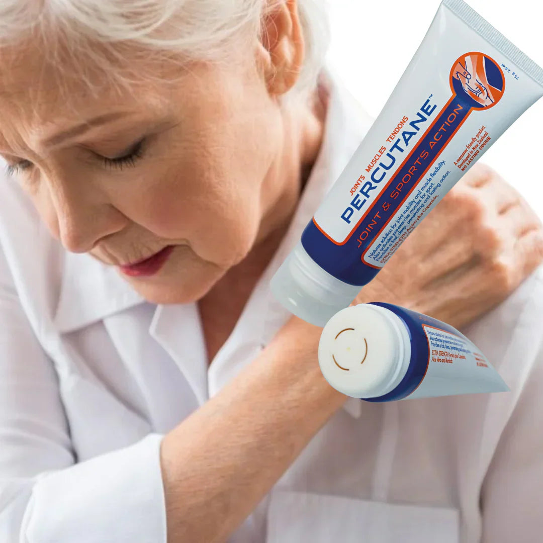 Percutane Joint & Sports Action arnica,arthritis,arthritis joint pain,Burdock,Capsaicin,Daily application,Deep penetration,Fast-acting,Flexibility,Inflammation reduction,instant pain relief,issues,Long-lasting effect,Mild Arthritis,Muscle recovery,Odorles