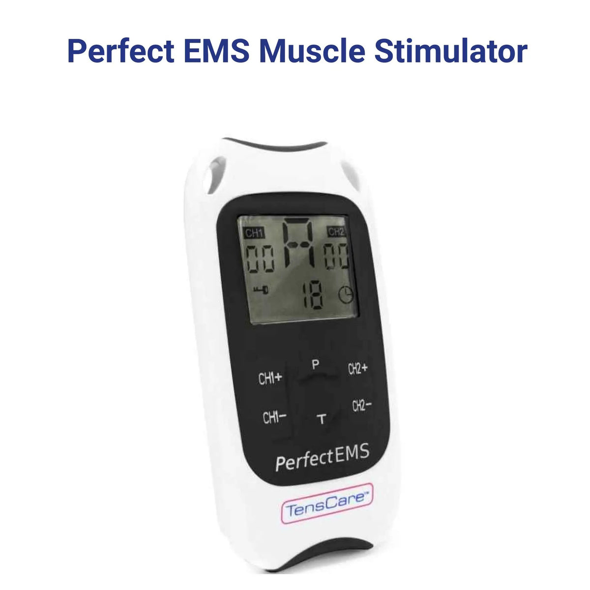 TenseCare Perfect EMS Muscle Stimulator Tones Muscles And Supports Recovery EMS Therapy Device (Dual-Channel)